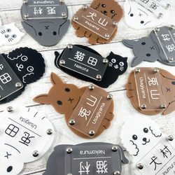 オーダー表札　トイプードル　お見本 オーダー表札 トイプードル お見本 オーダー表札 トイプードル