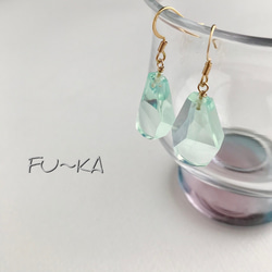 モンタナアゲートのピアス 14kgf ピアス（フック・チェーン） nium