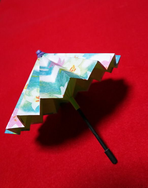 折り紙番傘 2枚目の画像