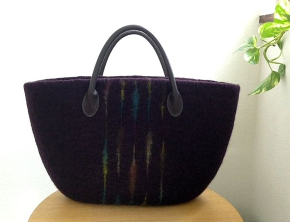 羊毛フェルトバッグ≪SALE≫ バッグ・カバン トートバッグ フェルト、羊毛 C1225029157(9360円)
