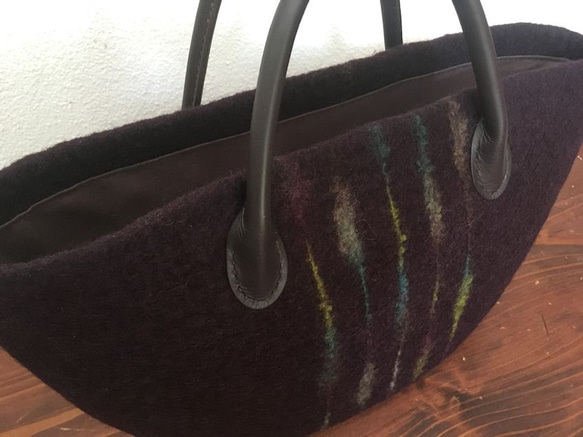 羊毛フェルトバッグ≪SALE≫ バッグ・カバン トートバッグ フェルト、羊毛 C1225029157(9360円)