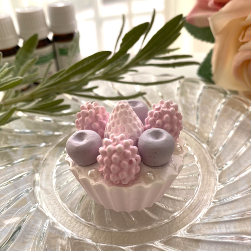 カップケーキマカロン by アロマストーン 4つセット ディフューザー