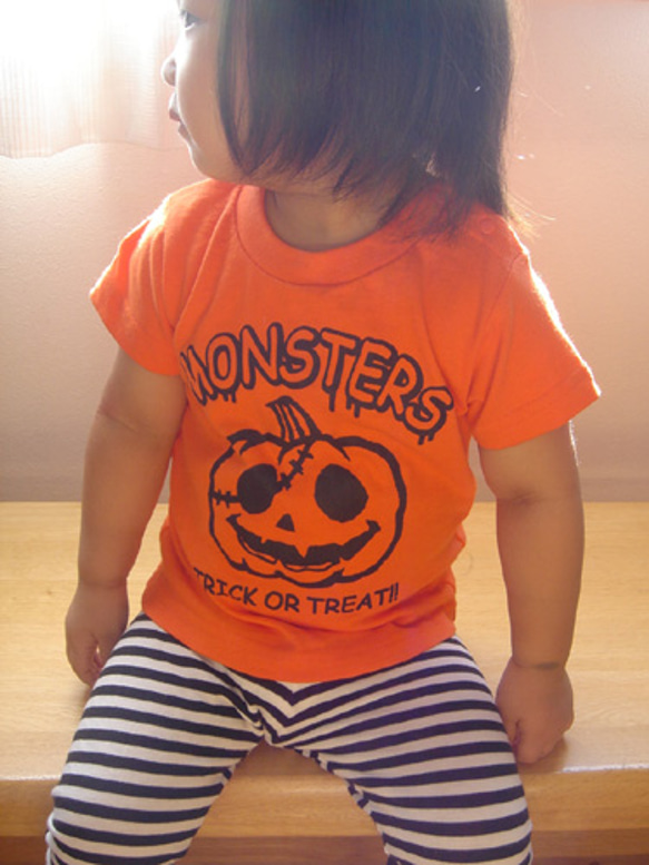 ロッキン ハロウィンTシャツ★オーダー品 1枚目の画像