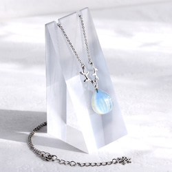 shell ネックレス~white blue~ 1枚目の画像