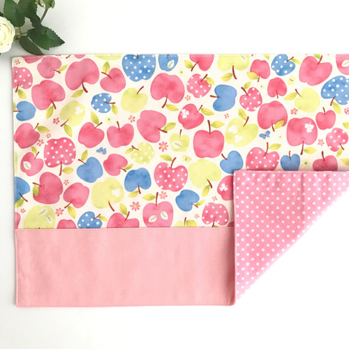 ランチョンマット りんご その他入園グッズ moca 通販 8533331｜Creema