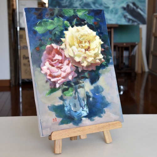 君いろに染まる】 油絵原画 F4サイズ 一点物 豪華プレゼント付き 君いろに染まる】 油絵原画 F4サイズ 一点物 豪華プレゼント付き