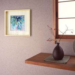 【気ままに咲く-2】不透明水彩 　ジークレー・オリジナル版画 180×180ｍｍサイズ〜 8枚目の画像