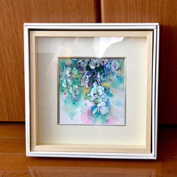 【気ままに咲く-2】不透明水彩 　ジークレー・オリジナル版画 180×180ｍｍサイズ〜 10枚目の画像