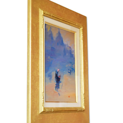 【あけぼの-1】 油絵　ジークレー・オリジナル版画　F3サイズ〜 5枚目の画像