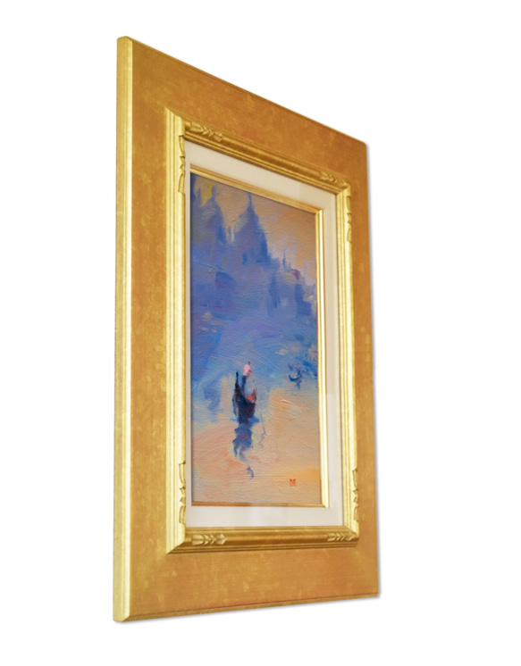 【あけぼの-1】 油絵　ジークレー・オリジナル版画　F3サイズ〜 5枚目の画像