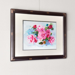 【バラ色の朝】透明水彩　ジークレー・オリジナル版画　F3サイズ〜 4枚目の画像