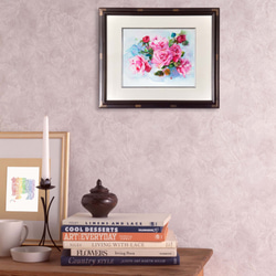 【バラ色の朝】透明水彩　ジークレー・オリジナル版画　F3サイズ〜 8枚目の画像