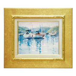 【夫婦船】油絵　ジークレー・オリジナル版画　F3サイズ〜 5枚目の画像