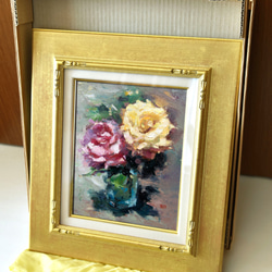 【ぜいたくな香り】 油絵　ジークレー・オリジナル版画　F3サイズ〜 8枚目の画像