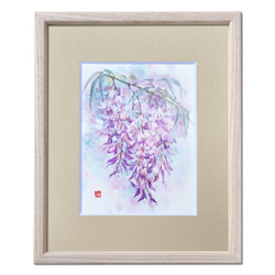 油絵 ミニ絵画2L【かすみ草】 絵画 HR 通販 14418579｜Creema(クリーマ)