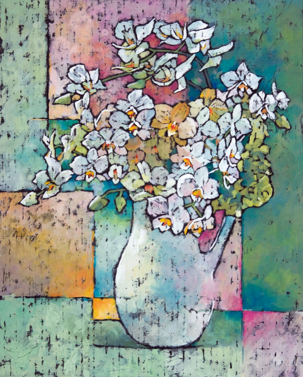作者不詳「紫陽花」日本画,変形8号,成行き :: Yahoo!Auction