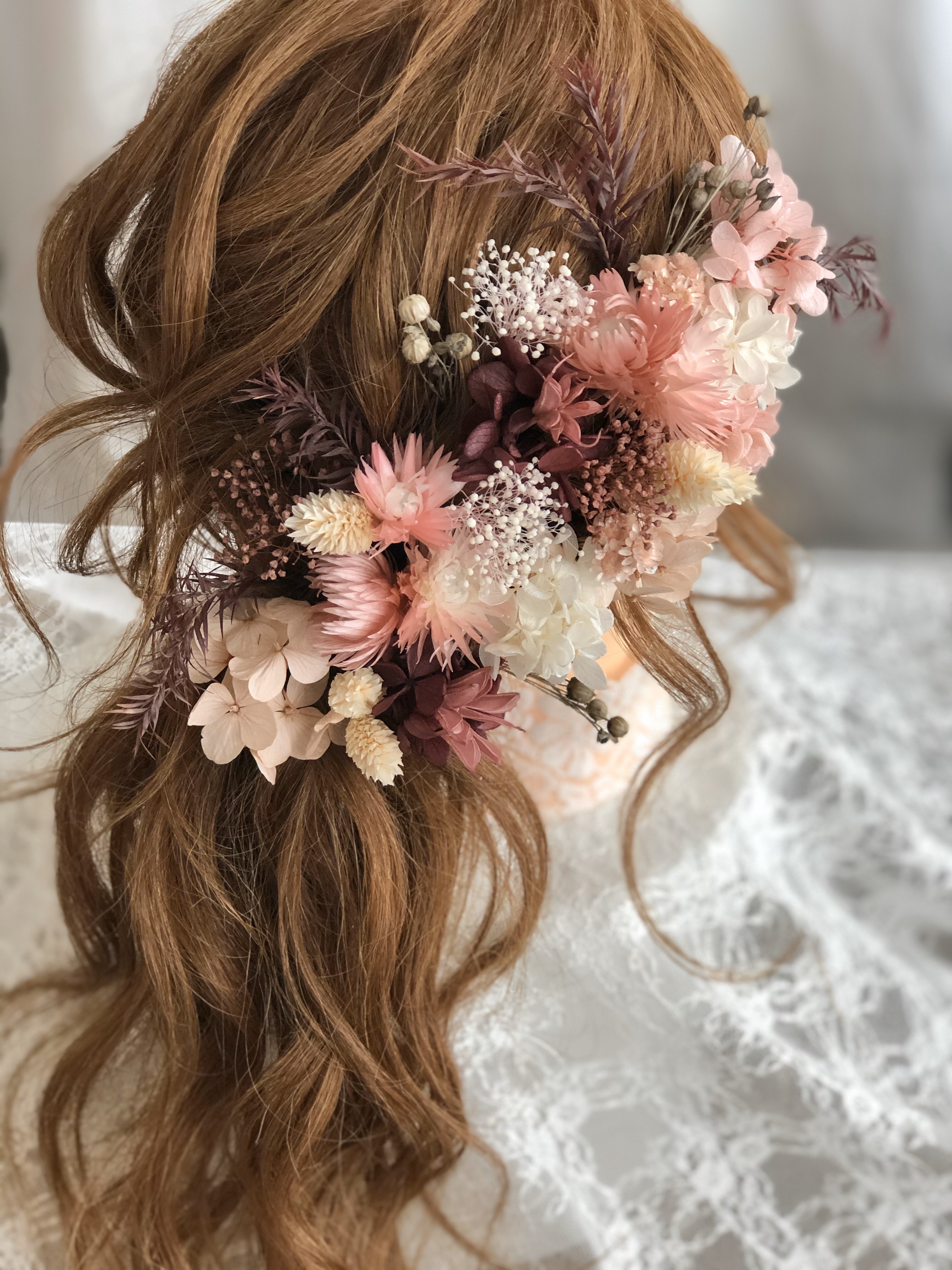 flua flower haired ヘッドドレス flua 2way flower haired ブライダルヘッドドレス ゼクシィ掲載