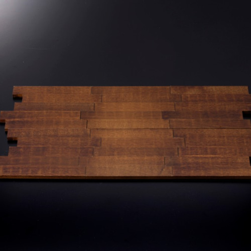 台座】フィギュア・ミニ盆栽などを置ける木製甲板風台座【在庫限り