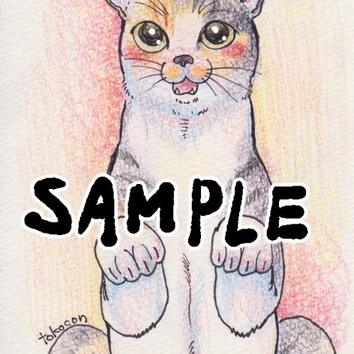 イラストオーダー受付 動物 色鉛筆 イラストオーダー 色鉛筆で動物イラスト似顔絵お描きします