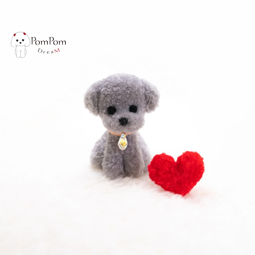 プードルのぴのちゃん♡♡ まあるいベアスタイル🧸＊゜ どの角度