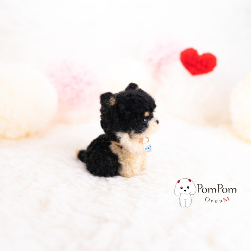 受注制作】チワワ ブラックタン SSサイズ うちの子 グッズ かわいい