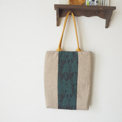 ミナペルホネン生地使用の 巾着つきトートバッグ トートバッグ Vanilla