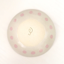 ドット柄豆皿【ピンク×ホワイト】 4枚目の画像