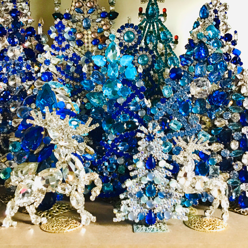 チェコガラス ビンテージ クリスマスツリー ヴィンテージ チェコ