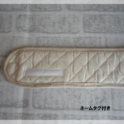 デニム調リボン(淡い水色)☆水筒　肩紐カバー☆ショルダーバッグ　 3枚目の画像
