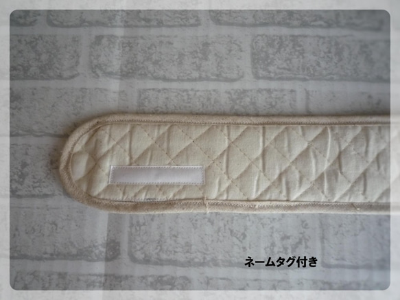 デニム調リボン(淡い水色)☆水筒　肩紐カバー☆ショルダーバッグ　 3枚目の画像