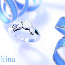 キャットテール・ピンキーリングsv925 1枚目の画像