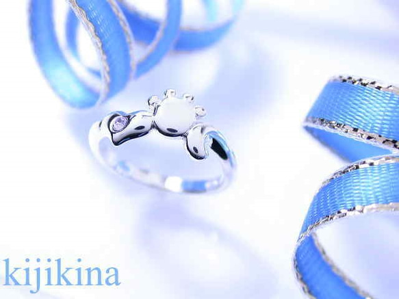 キャットテール・ピンキーリングsv925 1枚目の画像