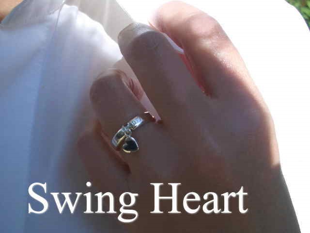 kijikinaのスウィングハートリング　シルバー925