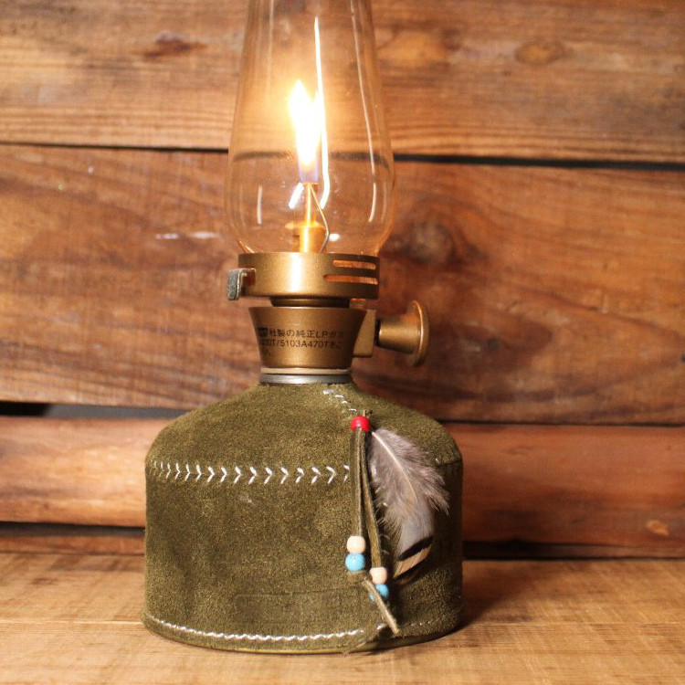 スウェードレザー ODガス缶カバー（中：230/250サイズ）