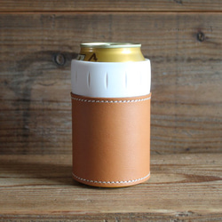 サーモス(THERMOS)保冷缶ホルダーレザーカバー（350ml）〔受注生産品〕 1枚目の画像