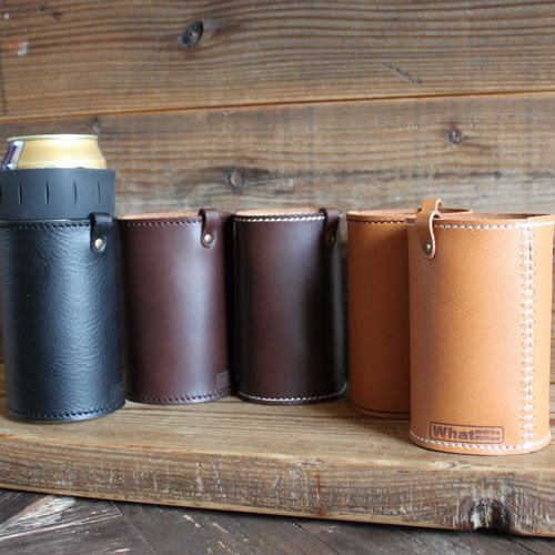 THERMOS - omadesigh leatherworks サーモス　保冷缶レザーカバー サーモス 保冷缶ホルダーレザーカバー （350ml）2 | What Will