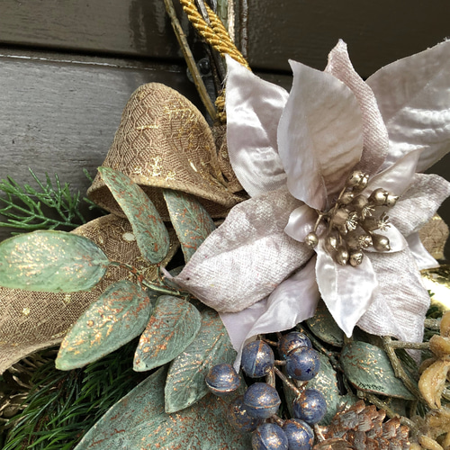 早割❣️クリスマススワッグ 花材は全て高品質アーティフィシャル