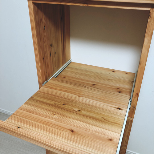 キッチンボード カップボード 杉無垢集成材使用 台所収納 チェスト