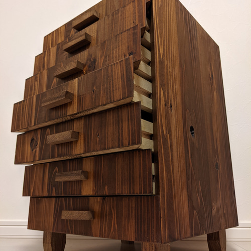 展示品　マルショウ　ウォールナット　無垢材　チェスト　収納　キャビネット 展示品 マルショウ ウォールナット 無垢材 チェスト 収納