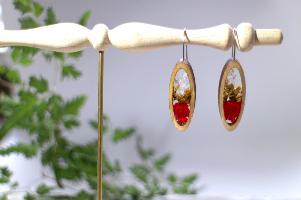 ellipse    楕円　耳飾り　C