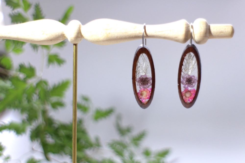 ellipse    楕円　耳飾り　D