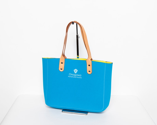 AQUA BLU MARIA ヒョウ柄 スパンコール ナイロン トートバッグ