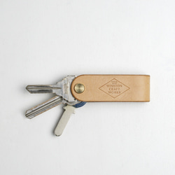 Key Organizer（キーオーガナイザー、キーケース、キーホルダー） ヌメ革 本革 フルベジタブルタンニンレザー 1枚目の画像