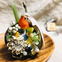 送料無料♪母の日ギフト☆幸せを呼ぶ実ブッダナッツアレンジ☆木の実