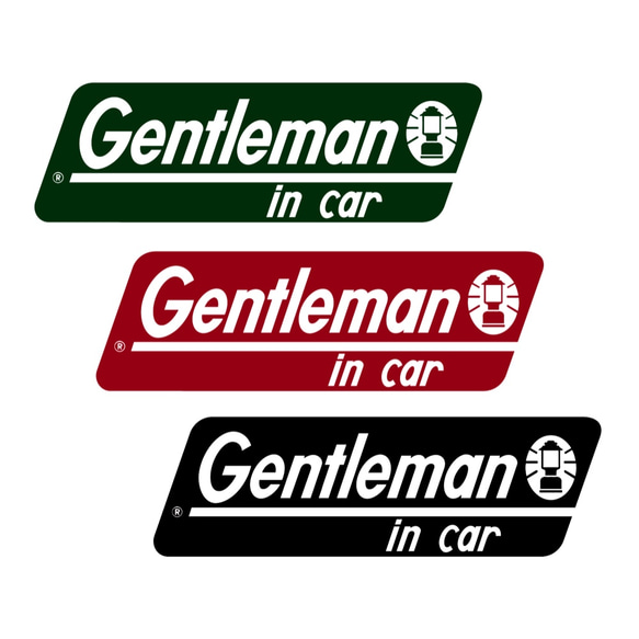 Gentleman in car 【 black 】 2枚目の画像