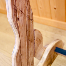 【24時間以内に発送】手作り木工　木製ギタースタンド （古材）５本掛け 10枚目の画像