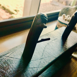 【24時間以内に発送】手作り木工　無垢材を使ったアンティーク調の和風インテリア　雑貨　モダン 4枚目の画像