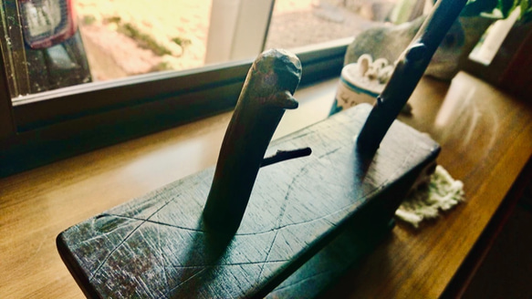 【24時間以内に発送】手作り木工　無垢材を使ったアンティーク調の和風インテリア　雑貨　モダン 4枚目の画像