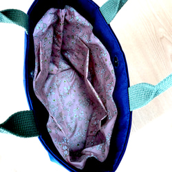花刺繍　ミニバッグ 5枚目の画像