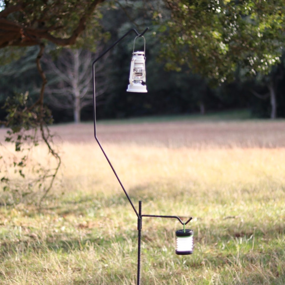 3点セット ランタンスタンド ガレージブランド ソロキャンプ ファミリーキャンプ キャンプ 1枚目の画像